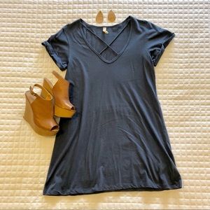 Entourage Cross Tie Swing Dress